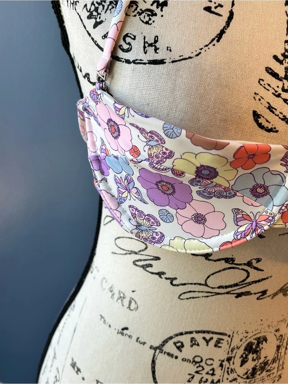 Frankie’s Bikini Cielo MARIPOSA BUTTERFLY Underwire Top